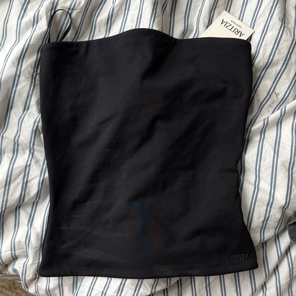 Aritzia Classic Black Strapless Top